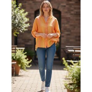 AUGUST Greek resort brand ZAKAR button up Shirt NWT